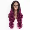 colorfulblacktoredombrehandtiedwavylacefrontwig23071v0 HD Lace WigsHair BundlesGlueless WigsCrochet hair extensions OUOHAIR