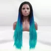 fashionlongblueombrebraidedlacefrontwigforblackwomen23084v0 HD Lace WigsHair BundlesGlueless WigsCrochet hair extensions OUOHAIR