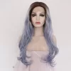 fashionnaturalwavylongombrebluelacefrontwig23141v0 HD Lace WigsHair BundlesGlueless WigsCrochet hair extensions OUOHAIR