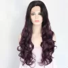 gracefullongpurpledarkrootswavylacefrontwig23316v0 HD Lace WigsHair BundlesGlueless WigsCrochet hair extensions OUOHAIR
