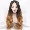 handmadefashionwavygoldenbrownombrelacefrontwig23357v0 HD Lace WigsHair BundlesGlueless WigsCrochet hair extensions OUOHAIR