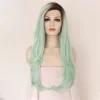 longbrownbootsgreenombrenaturewavylacefrontwig23075v0 HD Lace WigsHair BundlesGlueless WigsCrochet hair extensions OUOHAIR
