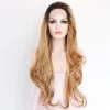 thesexycolorfulhandtiedgluelesswavysyntheticlacefrontwig23385v0 HD Lace WigsHair BundlesGlueless WigsCrochet hair extensions OUOHAIR