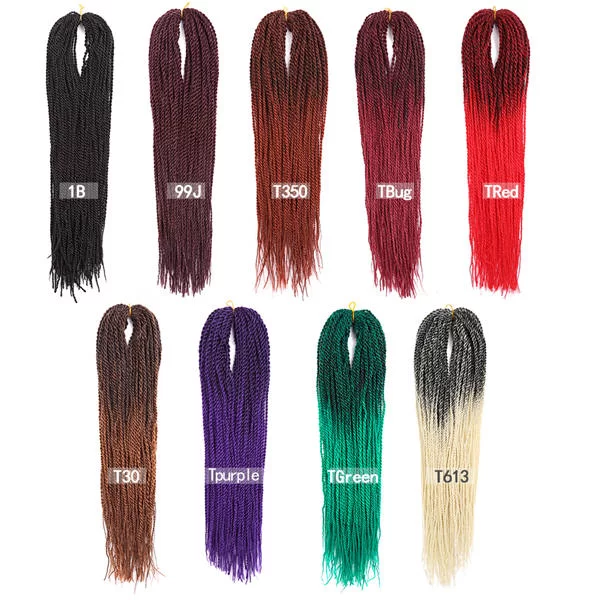 TwistBraidsSyntheticHair1pcpack37RootsHairBraids Medium1 HD Lace WigsHair BundlesGlueless WigsCrochet hair extensions OUOHAIR