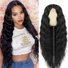 deepwavehumanhairfrontlacenatural03 HD Lace WigsHair BundlesGlueless WigsCrochet hair extensions OUOHAIR