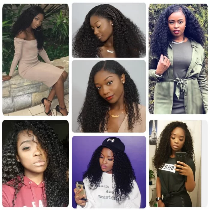 DTHH1PCURLYF004 HD Lace WigsHair BundlesGlueless WigsCrochet hair extensions OUOHAIR