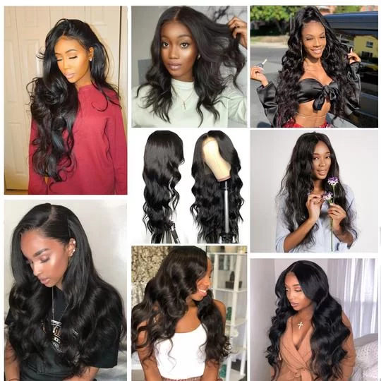 BodywaveLaceFrontWig150density5 HD Lace WigsHair BundlesGlueless WigsCrochet hair extensions OUOHAIR