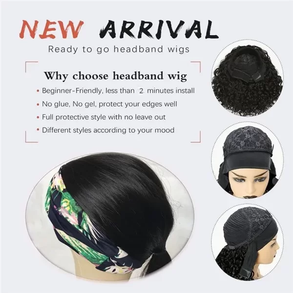 HeadbandGluelessWigsStraightHair005 HD Lace WigsHair BundlesGlueless WigsCrochet hair extensions OUOHAIR