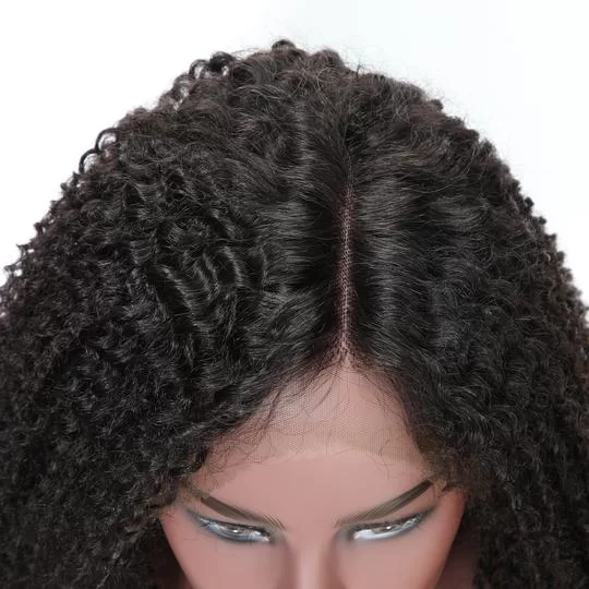 KinkyCurlyLaceFrontWigHighQuality1 HD Lace WigsHair BundlesGlueless WigsCrochet hair extensions OUOHAIR