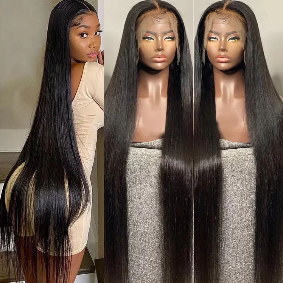 StraightBundlesVirginHairBundles40InchLongBrazilianRemyNaturalHumanHairBundlesForBlack HD Lace WigsHair BundlesGlueless WigsCrochet hair extensions OUOHAIR
