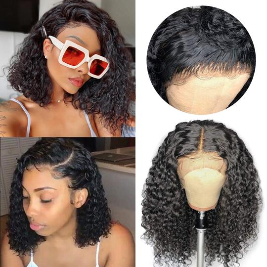 WaterWaveBobWig13x4LaceFront01 HD Lace WigsHair BundlesGlueless WigsCrochet hair extensions OUOHAIR