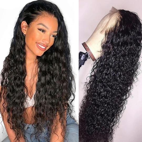 WaterWaveWigs13x4LaceFrontWigsHuman01 HD Lace WigsHair BundlesGlueless WigsCrochet hair extensions OUOHAIR