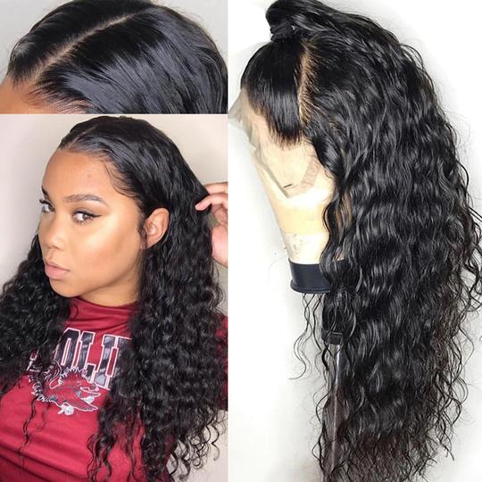 WaterWaveWigs13x4LaceFrontWigsHuman02 HD Lace WigsHair BundlesGlueless WigsCrochet hair extensions OUOHAIR