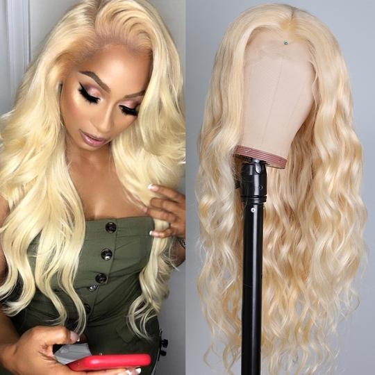 bodywaveblondwiglongfrontlace1 HD Lace WigsHair BundlesGlueless WigsCrochet hair extensions OUOHAIR
