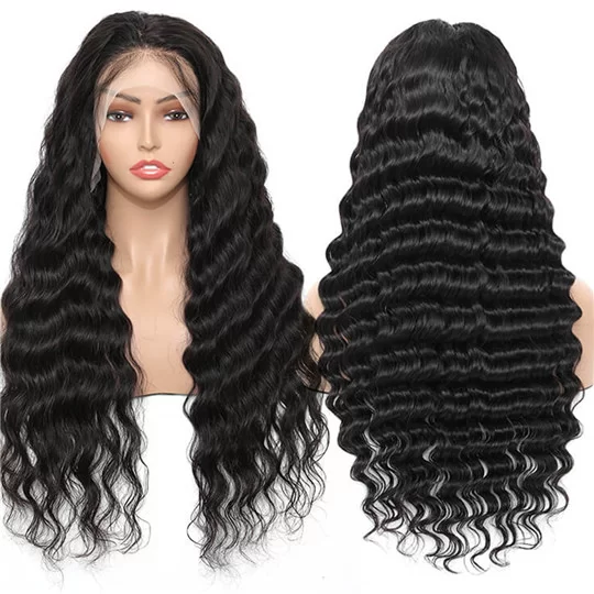 deepwaveremyhumanhairfrontlacenaturallong01 HD Lace WigsHair BundlesGlueless WigsCrochet hair extensions OUOHAIR