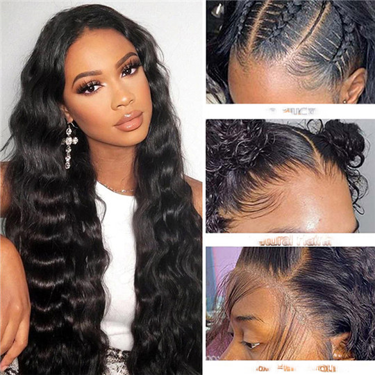 deepwaveremyhumanhairfrontlacenaturallong02 HD Lace WigsHair BundlesGlueless WigsCrochet hair extensions OUOHAIR