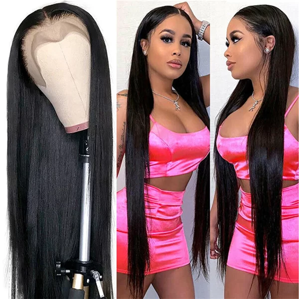 fulllacewigshumanhairstraight136 HD Lace WigsHair BundlesGlueless WigsCrochet hair extensions OUOHAIR