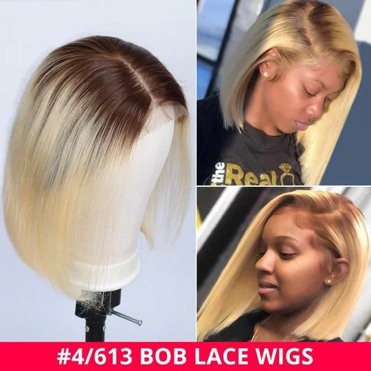 humanhairblondbobwigshort4 HD Lace WigsHair BundlesGlueless WigsCrochet hair extensions OUOHAIR