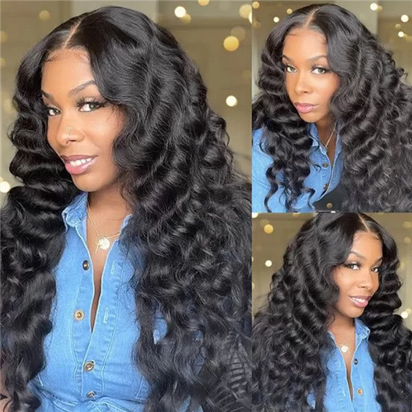 loosecurlyfulllacewigsfreeparthumanhairwigs200density3 HD Lace WigsHair BundlesGlueless WigsCrochet hair extensions OUOHAIR