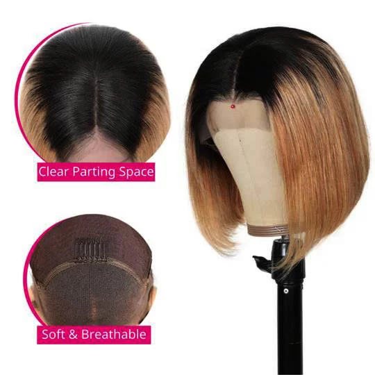 shorbobwigs T1B99JT1B30humanhairstraight04 HD Lace WigsHair BundlesGlueless WigsCrochet hair extensions OUOHAIR