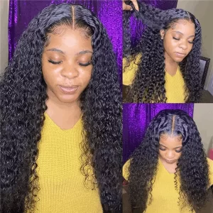 curlywavegluelesswigs4x6hdlaceclosureprepluckedwithnaturalhairline1 HD Lace WigsHair BundlesGlueless WigsCrochet hair extensions OUOHAIR