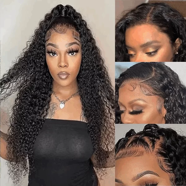 curlywavegluelesswigs4x6hdlaceclosureprepluckedwithnaturalhairline6 HD Lace WigsHair BundlesGlueless WigsCrochet hair extensions OUOHAIR