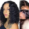 kinkycurlygluelesswigsprecut4x6hdlaceclosureshortbobwig7 HD Lace WigsHair BundlesGlueless WigsCrochet hair extensions OUOHAIR