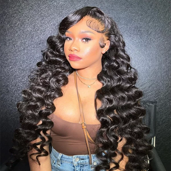 loosedeepwigsloosecurly4x6precuthdlaceclosuregluelesswigs23 HD Lace WigsHair BundlesGlueless WigsCrochet hair extensions OUOHAIR
