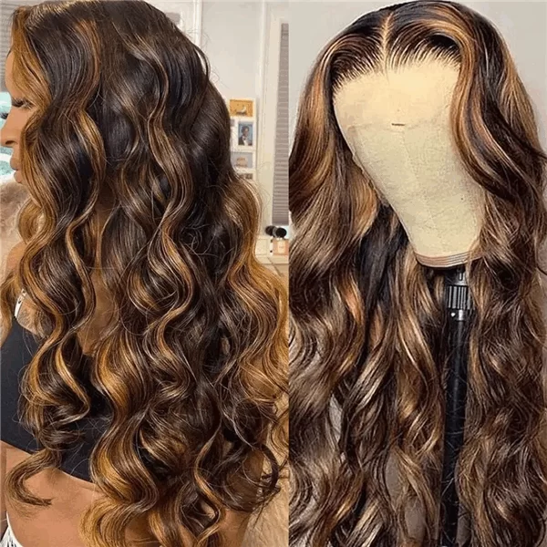 ombrelacefrontwig13x4gluelesswigsprepluckedprecutbodywavewig4 HD Lace WigsHair BundlesGlueless WigsCrochet hair extensions OUOHAIR