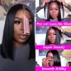 shortbobstraighthairgluelesswigprecut4x6hdlaceclosure2 HD Lace WigsHair BundlesGlueless WigsCrochet hair extensions OUOHAIR