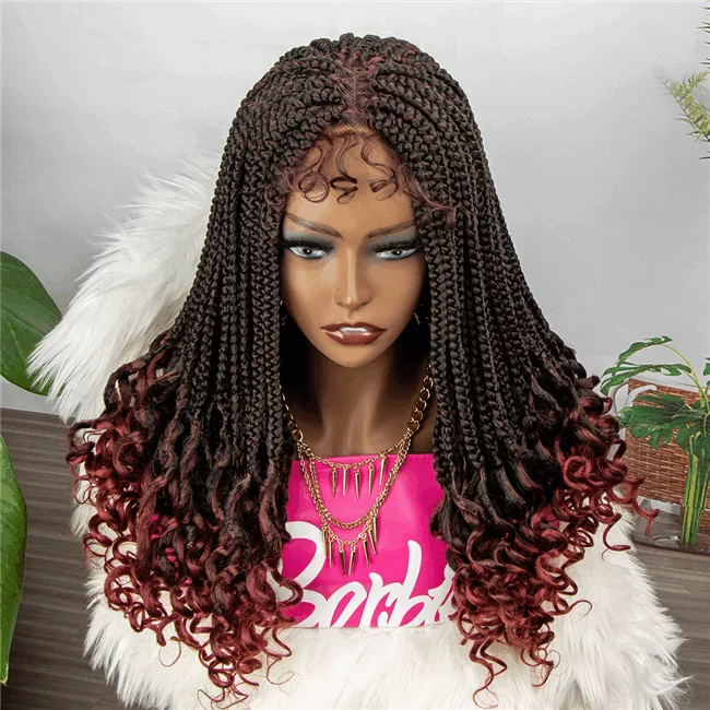 4x4 lace Braids Wigs synthetic fiber braided headband ouohair9 HD Lace WigsHair BundlesGlueless WigsCrochet hair extensions OUOHAIR