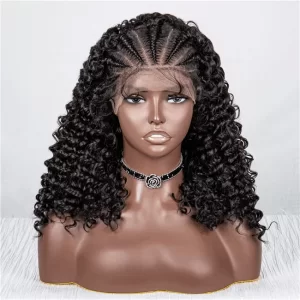 9X6 lace wig braids curly hair short sythetic fiber Wig ouohair4 HD Lace WigsHair BundlesGlueless WigsCrochet hair extensions OUOHAIR