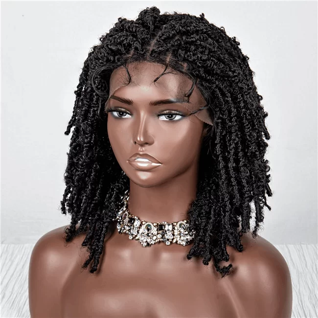 9X6 lace wig synthetic fiber short hair braid Wig ouohair 2 HD Lace WigsHair BundlesGlueless WigsCrochet hair extensions OUOHAIR