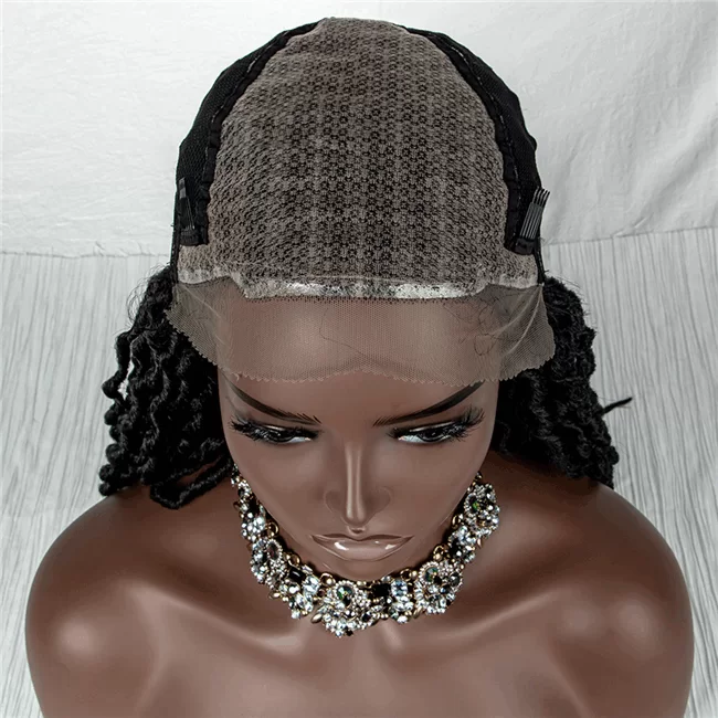 9x6 lace Faux Locs Twist Braids wig synthetic hair Braids Wig1 HD Lace WigsHair BundlesGlueless WigsCrochet hair extensions OUOHAIR