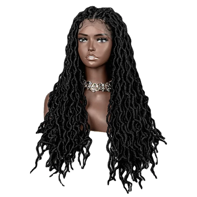 9x6 lace Faux Locs Twist Braids wig synthetic hair Braids Wig3 HD Lace WigsHair BundlesGlueless WigsCrochet hair extensions OUOHAIR