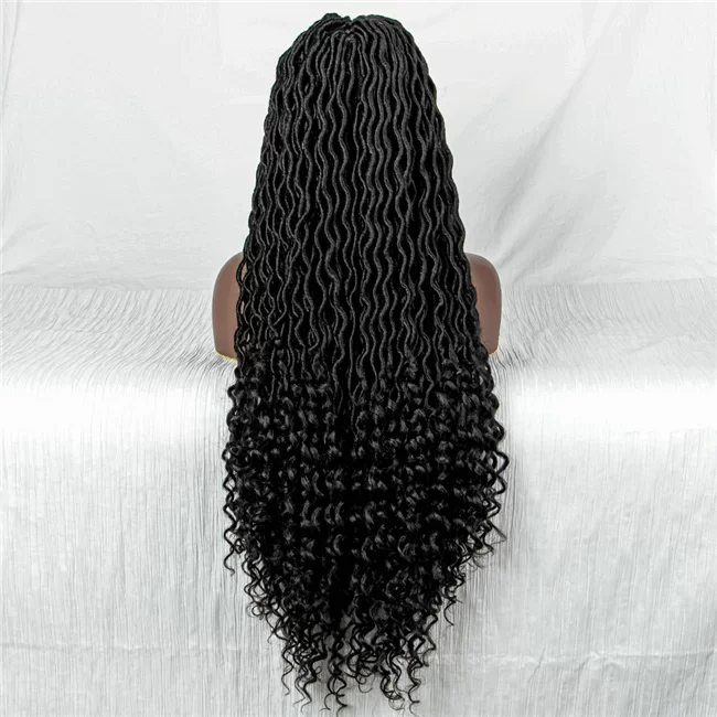 9x6 lace wig 1strand braid curly long synthetic fiber braids wigs2 HD Lace WigsHair BundlesGlueless WigsCrochet hair extensions OUOHAIR