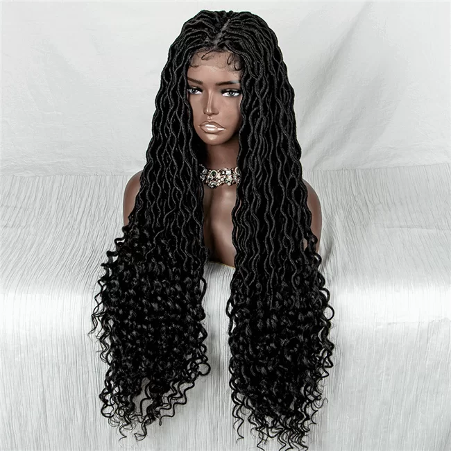 9x6 lace wig 1strand braid curly long synthetic fiber braids wigs4 HD Lace WigsHair BundlesGlueless WigsCrochet hair extensions OUOHAIR