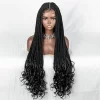 9x6 lace wig 2strand braid long Braids curly Wig1 HD Lace WigsHair BundlesGlueless WigsCrochet hair extensions OUOHAIR