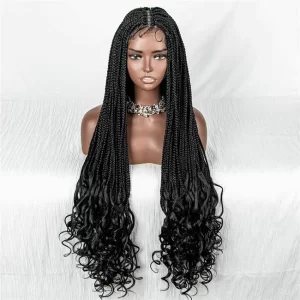 9x6 lace wig 2strand braid long Braids curly Wig1 HD Lace WigsHair BundlesGlueless WigsCrochet hair extensions OUOHAIR