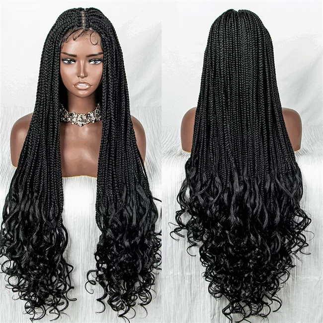 9x6 lace wig 2strand braid long Braids curly Wig2 HD Lace WigsHair BundlesGlueless WigsCrochet hair extensions OUOHAIR