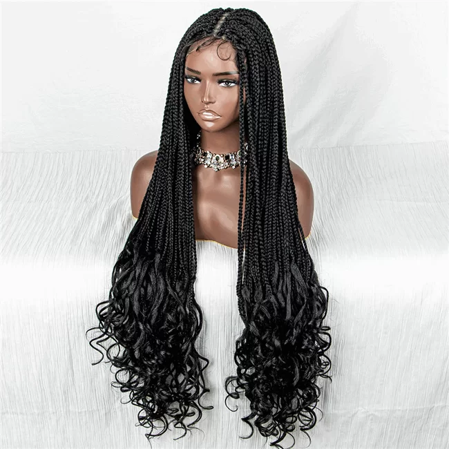 9x6 lace wig 2strand braid long Braids curly Wig3 HD Lace WigsHair BundlesGlueless WigsCrochet hair extensions OUOHAIR