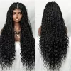 9x6 lace wig 3strand braid curly synthetic fiber braids wigs ouohair1 HD Lace WigsHair BundlesGlueless WigsCrochet hair extensions OUOHAIR