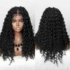 9x6 lace wig Faux Locs Curly Twist hair short sythetic fiber Wig9 HD Lace WigsHair BundlesGlueless WigsCrochet hair extensions OUOHAIR