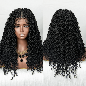 9x6 lace wig Faux Locs Curly Twist hair short sythetic fiber Wig9 HD Lace WigsHair BundlesGlueless WigsCrochet hair extensions OUOHAIR