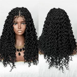 9x6 lace wig Faux Locs Curly Twist hair short sythetic fiber Wig9 HD Lace WigsHair BundlesGlueless WigsCrochet hair extensions OUOHAIR