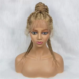 Braided Lace wig Ponytail hair 24 inch dirty braid synthetic headband ouohair4 HD Lace WigsHair BundlesGlueless WigsCrochet hair extensions OUOHAIR
