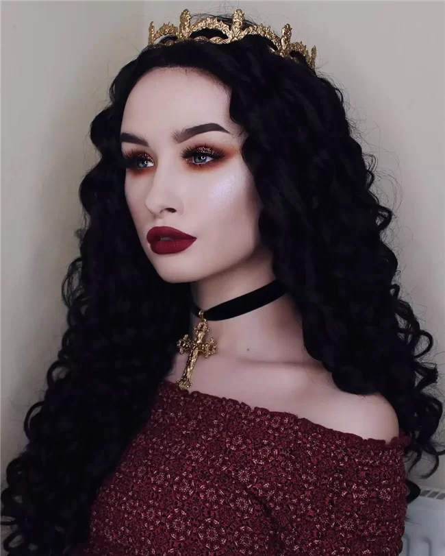 Front lace long Synthetic curly hair Amazon hot selling African black wigs1 HD Lace WigsHair BundlesGlueless WigsCrochet hair extensions OUOHAIR
