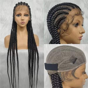 Full Lace Braids Wigs 11Strand Braids Head Cover ouohair6 HD Lace WigsHair BundlesGlueless WigsCrochet hair extensions OUOHAIR