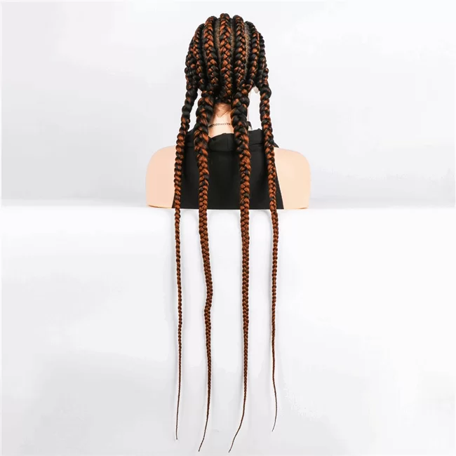 Full lace wig 4strand braid long lace Braids Wig4 HD Lace WigsHair BundlesGlueless WigsCrochet hair extensions OUOHAIR