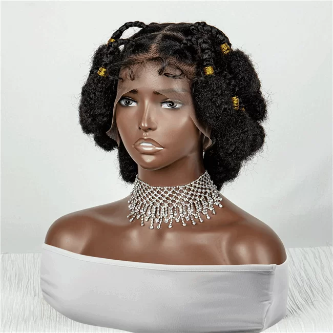 Full lace wig Short hair Box Braids wig African braiding Hair5 HD Lace WigsHair BundlesGlueless WigsCrochet hair extensions OUOHAIR